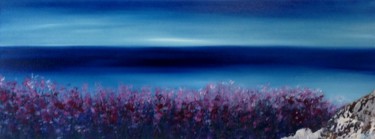 Painting titled "Overcliff Sea View…" by Eliane Ellie, Original Artwork, Oil