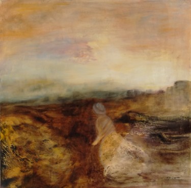 Painting titled "Présence" by Libera, Original Artwork, Oil