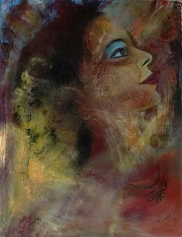 Painting titled "songe" by Libera, Original Artwork, Oil