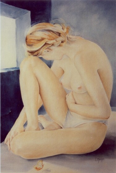 Painting titled "ELIANE MARQUE - Esp…" by Eliane Marque, Original Artwork, Oil