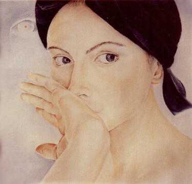 Painting titled "ELIANE MARQUE - Un…" by Eliane Marque, Original Artwork, Pastel