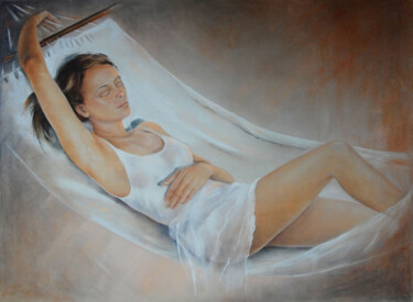 Painting titled "ELIANE MARQUE - Le…" by Eliane Marque, Original Artwork, Pastel