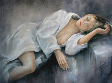 Pintura titulada "ELIANE MARQUE - Noc…" por Eliane Marque, Obra de arte original, Pastel