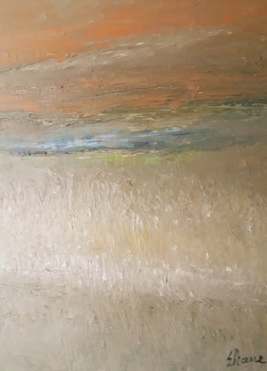 Painting titled "Oxygène" by Eliane Ypersiel, Original Artwork, Oil