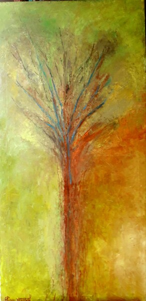 La bravoure d'un peuple Peinture intitulée "La bravoure d'un pe…" par Eliane Ypersiel, Œuvre d'art originale, Huile Monté sur Châssis en bois
