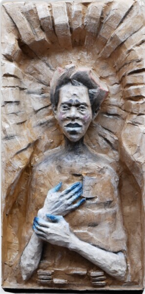 Скульптура под названием "Boonty" - Elie Diol, Подлинное произведение искусства, картон