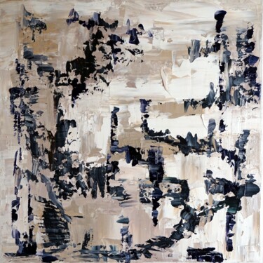Malerei mit dem Titel "regard-interieur-II…" von Eliette Gaurin, Original-Kunstwerk, Öl
