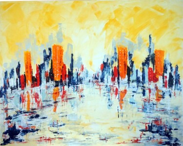 Painting titled "les-possibles-de-la…" by Eliette Gaurin, Original Artwork, Acrylic