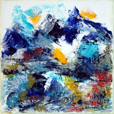 Painting titled "Légende d'une journ…" by Eliette Gaurin, Original Artwork, Acrylic