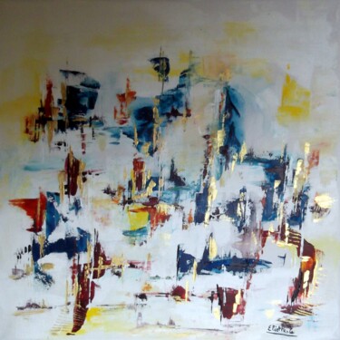 Painting titled "impulsions-acryliqu…" by Eliette Gaurin, Original Artwork, Acrylic