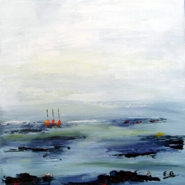 Peinture intitulée "reve-d-ocean-acryl-…" par Eliette Gaurin, Œuvre d'art originale, Acrylique