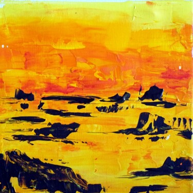 Malarstwo zatytułowany „bord-de-mer-acryl-2…” autorstwa Eliette Gaurin, Oryginalna praca, Akryl