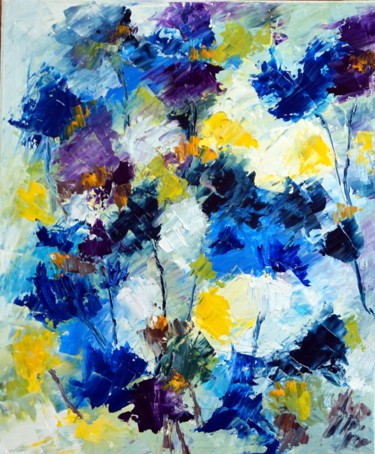 Tendresse Peinture intitulée "Tendresse" par Eliette Gaurin, Œuvre d'art originale, Huile