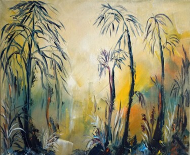 Communion avec la nature Peinture intitulée "Communion avec la n…" par Eliette Gaurin, Œuvre d'art originale, Huile Monté sur Châssis en bois
