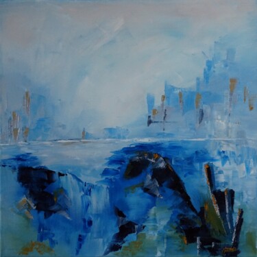 L'illusion des apparences II Peinture intitulée "L'illusion des appa…" par Eliette Gaurin, Œuvre d'art originale, Huile Monté sur Châssis en bois