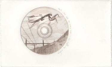 Drawing titled "sur 1 air de..." by Eligriv Tempfoli, Original Artwork