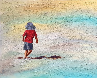 Картина под названием "The sea of memories…" - Eli Gross, Подлинное произведение искусства, Акрил