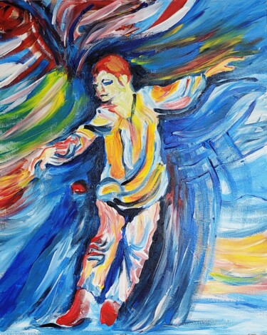 Pintura titulada "Dancing" por Eli Gross, Obra de arte original, Acrílico