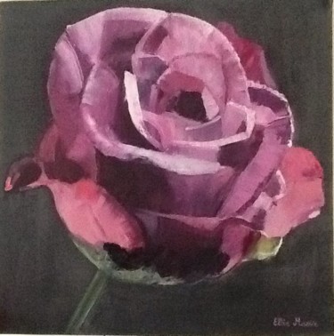 绘画 标题为“rose-sylvie” 由Elisabeth Massie, 原创艺术品, 油