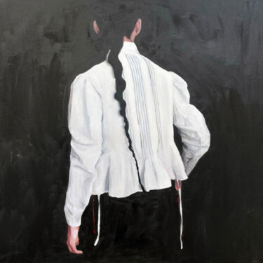 Painting titled "blouse" by Elina Evstig, Original Artwork, Oil
