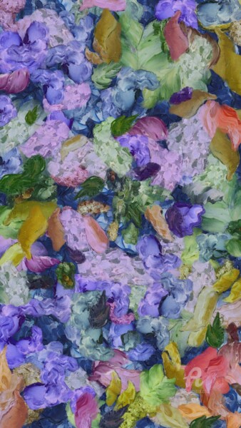 Цифровое искусство под названием "Lilac" - Elina Geyer, Подлинное произведение искусства, Цифровая живопись