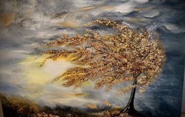 Malarstwo zatytułowany „Tree” autorstwa Elionore Bayram, Oryginalna praca, Akryl
