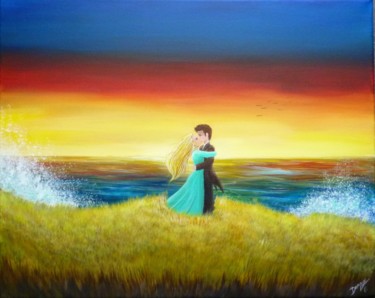 Pintura intitulada "True love" por Elisabeth Dosseray, Obras de arte originais, Acrílico