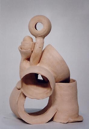 Sculpture intitulée "Circles" par Elisa Albert, Œuvre d'art originale, Céramique