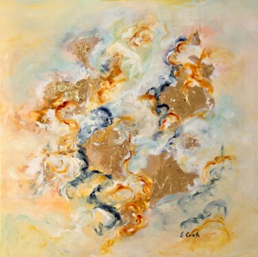 Painting titled "Days of Shimmer and…" by Elisa Cook, Original Artwork, Oil