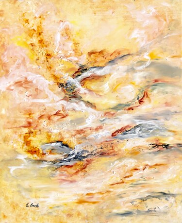Painting titled "Blazing Winds" by Elisa Cook, Original Artwork, Oil