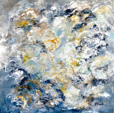 Pintura intitulada "Iridescent Winds" por Elisa Cook, Obras de arte originais, Acrílico