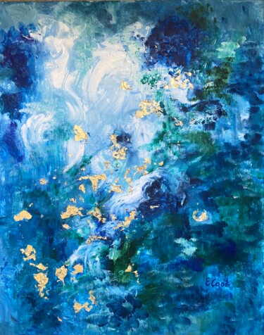 Painting titled "A Warm Midsummer Ni…" by Elisa Cook, Original Artwork, Acrylic