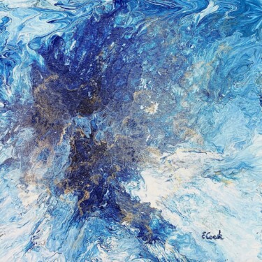 Peinture intitulée "Gentle Waves" par Elisa Cook, Œuvre d'art originale, Acrylique