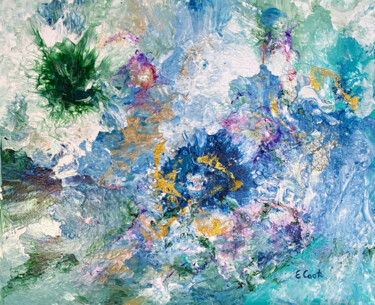 Malerei mit dem Titel "Summer Scents" von Elisa Cook, Original-Kunstwerk, Acryl