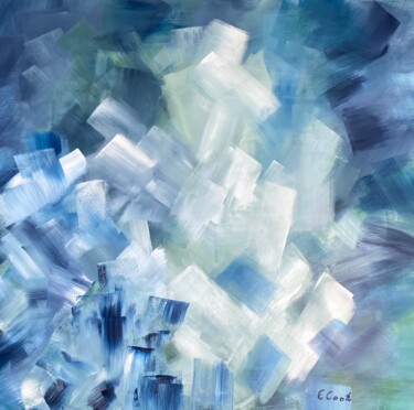 Картина под названием "Lavish Crystals" - Elisa Cook, Подлинное произведение искусства, Акрил