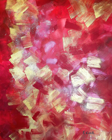 Painting titled "It’s All About Pass…" by Elisa Cook, Original Artwork, Acrylic