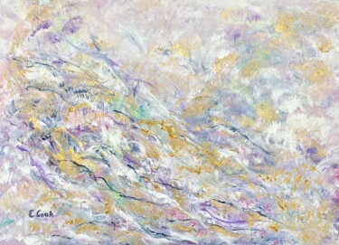 Painting titled "Pastel Bagatelle" by Elisa Cook, Original Artwork, Acrylic