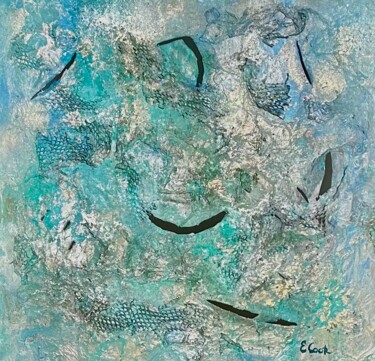 Malarstwo zatytułowany „In Neptune’s Realm” autorstwa Elisa Cook, Oryginalna praca, Akryl