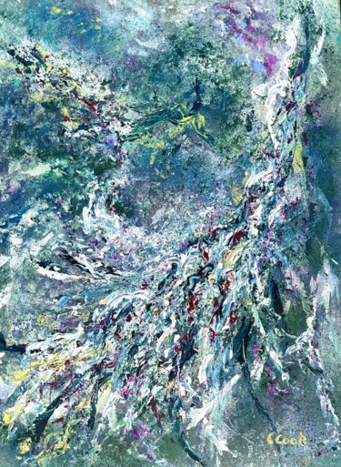 Painting titled "Spring’s Solstice" by Elisa Cook, Original Artwork, Acrylic