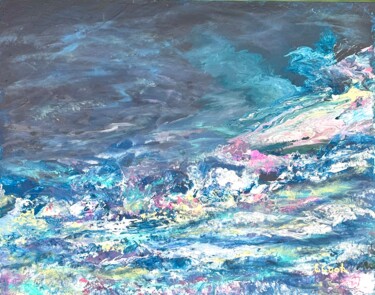 Painting titled "The Tempest" by Elisa Cook, Original Artwork, Acrylic