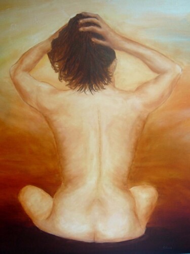 Painting titled "Dos assis" by Elisa Cook, Original Artwork, Oil
