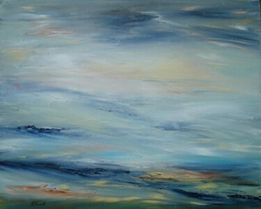 Painting titled "Songe d'une nuit d'…" by Elisa Cook, Original Artwork, Oil