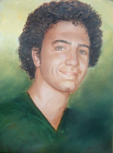 Painting titled "Jayson portrait" by Elisa Cook, Original Artwork, Other