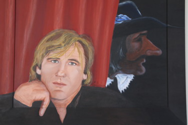 Peinture intitulée "Gerard Depardieu: U…" par Elisa Eichholzer, Œuvre d'art originale