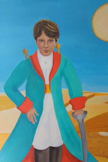 Peinture intitulée "Mon fils Olivier à…" par Elisa Eichholzer, Œuvre d'art originale