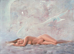 Painting titled "Dreamscape" by Elisabet Stacy-Hurley, Original Artwork