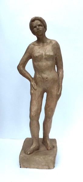 Sculpture intitulée "La pose" par Elisabeth Aloccio, Œuvre d'art originale
