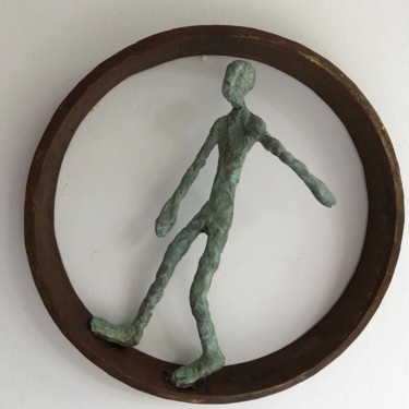 Sculpture intitulée "Le cercle" par Elisabeth Aloccio, Œuvre d'art originale, Bronze