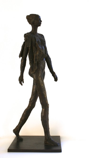 Sculpture intitulée "Libre" par Elisabeth Aloccio, Œuvre d'art originale, Bronze