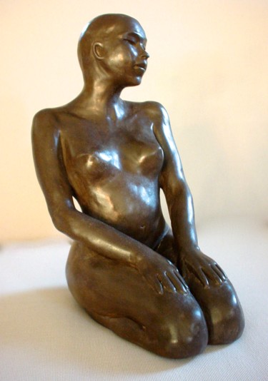 Sculpture intitulée "Méditation" par Elisabeth Aloccio, Œuvre d'art originale